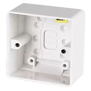 electrical back box screwfix|surface mounted back boxes.